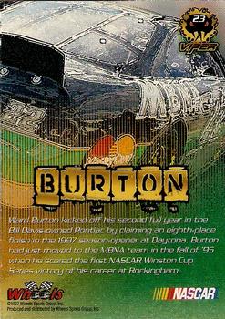 1997 Wheels Viper - Black Racer #23 Ward Burton Back