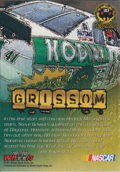 1997 Wheels Viper - Black Racer #30 Steve Grissom Back