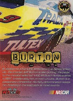1997 Wheels Viper - Black Racer #38 Jeff Burton Back