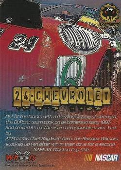 1997 Wheels Viper - Black Racer #74 #24 Chevrolet Back