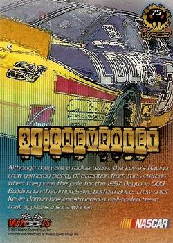 1997 Wheels Viper - Black Racer #75 #31 Chevrolet Back
