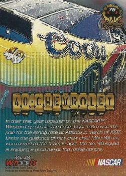 1997 Wheels Viper - Black Racer #76 #40 Chevrolet Back