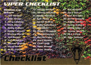 1997 Wheels Viper - Black Racer #81 Checklist Front
