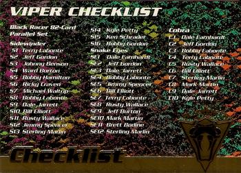 1997 Wheels Viper - Black Racer #82 Checklist Front