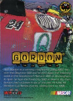 1997 Wheels Viper - Black Racer #51 Jeff Gordon Back