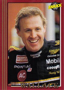 1992 Maxx (Red) #2 Rusty Wallace Front