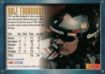 1996 Ultra Update - Proven Power #2 Dale Earnhardt Back