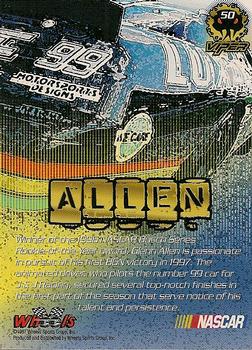 1997 Wheels Viper #50 Glenn Allen Jr. Back