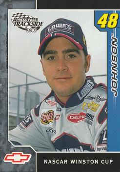 2002 Press Pass Trackside #7 Jimmie Johnson Front