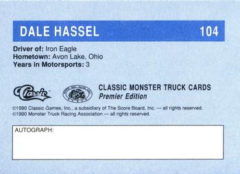 1990 Classic Monster Trucks #104 Dale Hassel Back