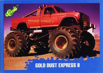 1990 Classic Monster Trucks #118 Gold Dust Express II Front
