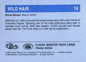 1990 Classic Monster Trucks #18 Wild Hair Back