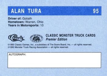 1990 Classic Monster Trucks #95 Alan Tura Back