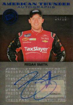 2014 Press Pass American Thunder - Autographs Blue #ATA-RS Regan Smith Front