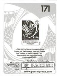 2015 Panini Women's World Cup Stickers #171 Taneekarn Dangda Back