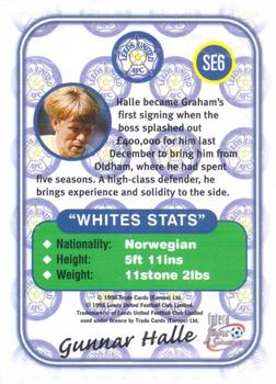 1997-98 Futera Leeds United Fans' Selection - Special Edition Embossed #SE6 Gunnar Halle Back