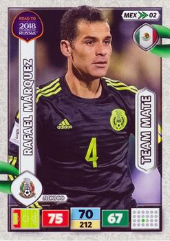 2017 Panini Adrenalyn XL Road to 2018 World Cup #MEX02 Rafael Marquez Front