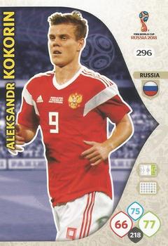 2018 Panini Adrenalyn XL FIFA World Cup 2018 Russia  #296 Aleksandr Kokorin Front