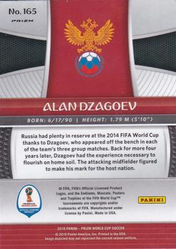 2018 Panini Prizm FIFA World Cup - Silver Prizm #165 Alan Dzagoev Back