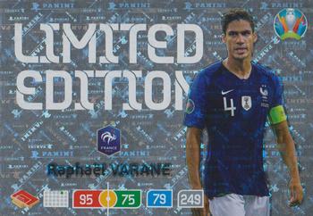 2020 Panini Adrenalyn XL UEFA Euro 2020 Preview - Limited Edition #NNO Raphaël Varane Front