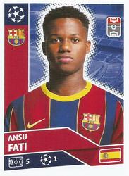 2020-21 Topps UEFA Champions League Sticker Collection #BAR 15 Ansu Fati Front
