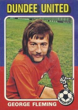 1975-76 Topps Footballers (Scottish, Blue Back) #53 George Fleming Front