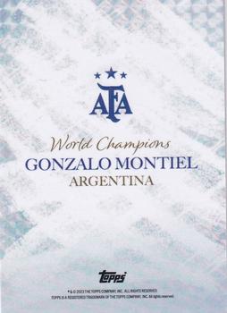2023 Topps Argentina World Champions #NNO Gonzalo Montiel Back