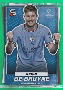 2022-23 Topps UEFA Club Competitions Superstars - Uncommon Green #4 Kevin De Bruyne Front