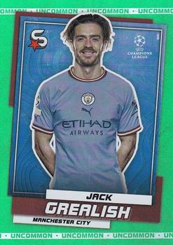 2022-23 Topps UEFA Club Competitions Superstars - Uncommon Green #6 Jack Grealish Front