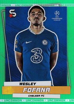 2022-23 Topps UEFA Club Competitions Superstars - Uncommon Green #22 Wesley Fofana Front