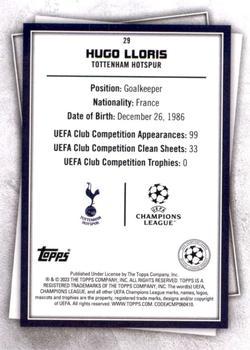 2022-23 Topps UEFA Club Competitions Superstars - Uncommon Green #29 Hugo Lloris Back