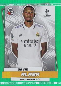 2022-23 Topps UEFA Club Competitions Superstars - Uncommon Green #38 David Alaba Front