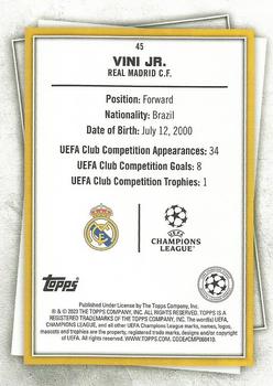 2022-23 Topps UEFA Club Competitions Superstars - Uncommon Green #45 Vini Jr. Back