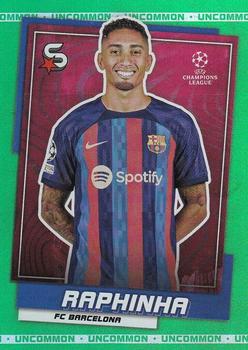 2022-23 Topps UEFA Club Competitions Superstars - Uncommon Green #54 Raphinha Front