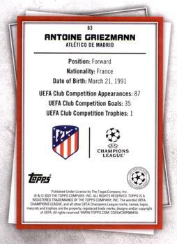 2022-23 Topps UEFA Club Competitions Superstars - Uncommon Green #63 Antoine Griezmann Back