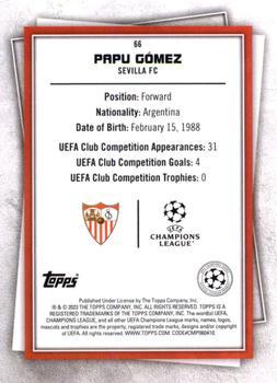 2022-23 Topps UEFA Club Competitions Superstars - Uncommon Green #66 Papu Gomez Back