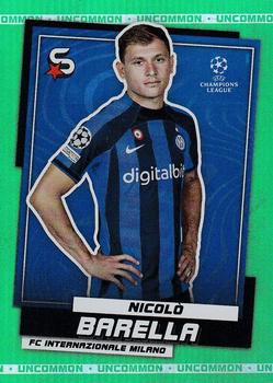 2022-23 Topps UEFA Club Competitions Superstars - Uncommon Green #81 Nicolò Barella Front