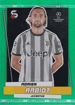 2022-23 Topps UEFA Club Competitions Superstars - Uncommon Green #89 Adrien Rabiot Front