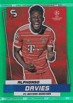 2022-23 Topps UEFA Club Competitions Superstars - Uncommon Green #95 Alphonso Davies Front
