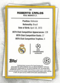 2022-23 Topps UEFA Superstars - Uncommon Green #194 Roberto Carlos Back