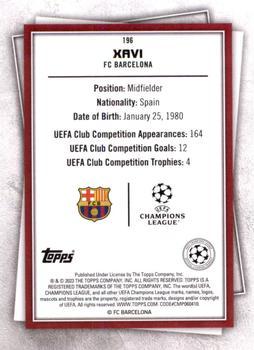 2022-23 Topps UEFA Club Competitions Superstars - Uncommon Green #196 Xavi Back