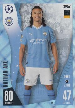 2023-24 Topps Match Attax UEFA Club Competitions - Crystal #12 Nathan Aké Front