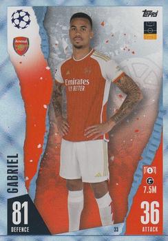 2023-24 Topps Match Attax UEFA Club Competitions - Crystal #33 Gabriel Front