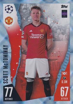 2023-24 Topps Match Attax UEFA Club Competitions - Crystal #56 Scott McTominay Front