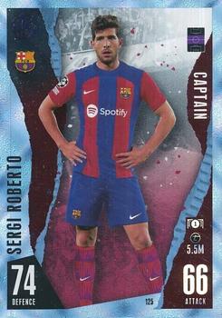 2023-24 Topps Match Attax UEFA Club Competitions - Crystal #125 Sergi Roberto Front