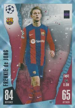 2023-24 Topps Match Attax UEFA Club Competitions - Crystal #127 Frenkie de Jong Front