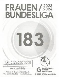 2023-24 Panini Frauen Bundesliga Stickers #183 Manjou Wilde Back
