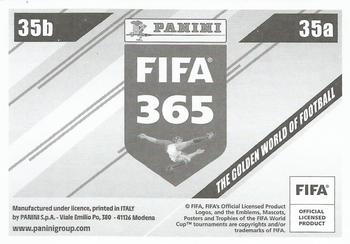 2024 Panini FIFA 365 Stickers #35a/35b Joseph Paintsil / Alieu Fadera Back