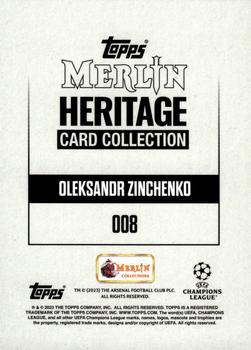 2023-24 Merlin Heritage UEFA Club Competitions #008 Oleksandr Zinchenko Back