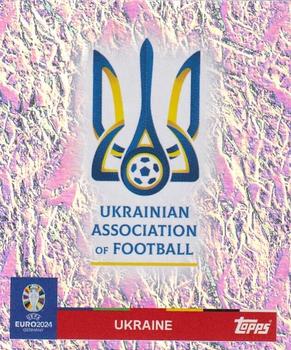 2024 Topps UEFA EURO 2024 Germany Sticker Collection #UKR1 Emblem Front